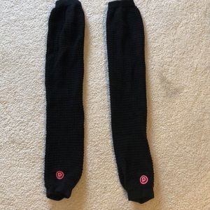 Pure Barre Knit Leg Warmers.  Black OS.